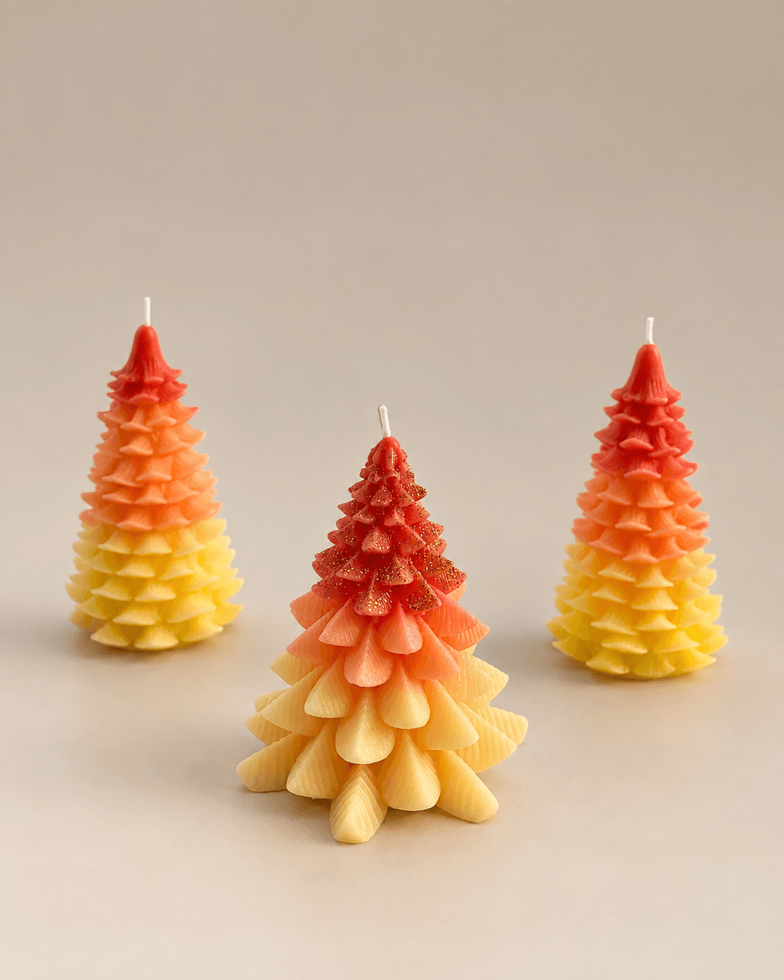 Autumn tree candle