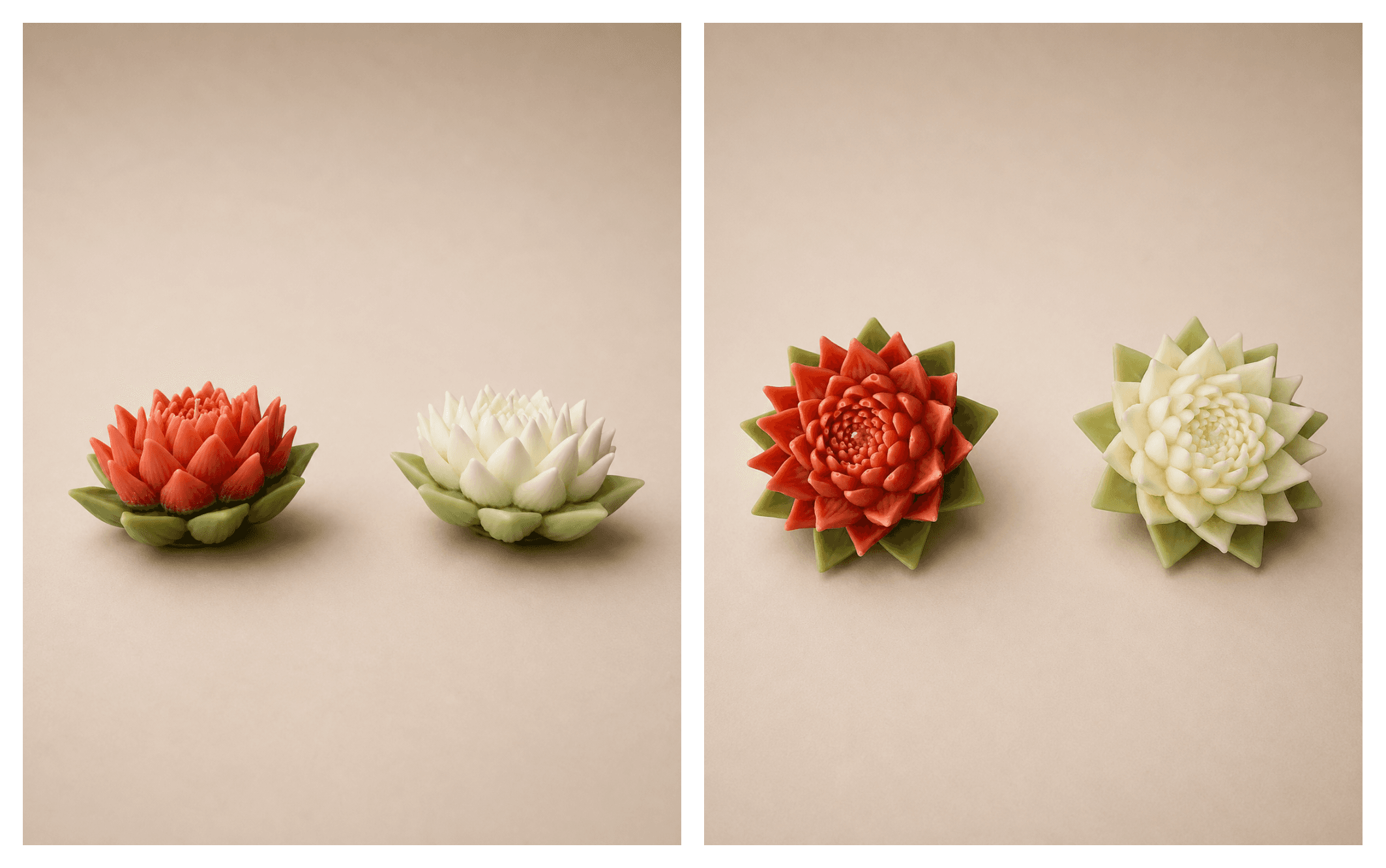 Lotus candle