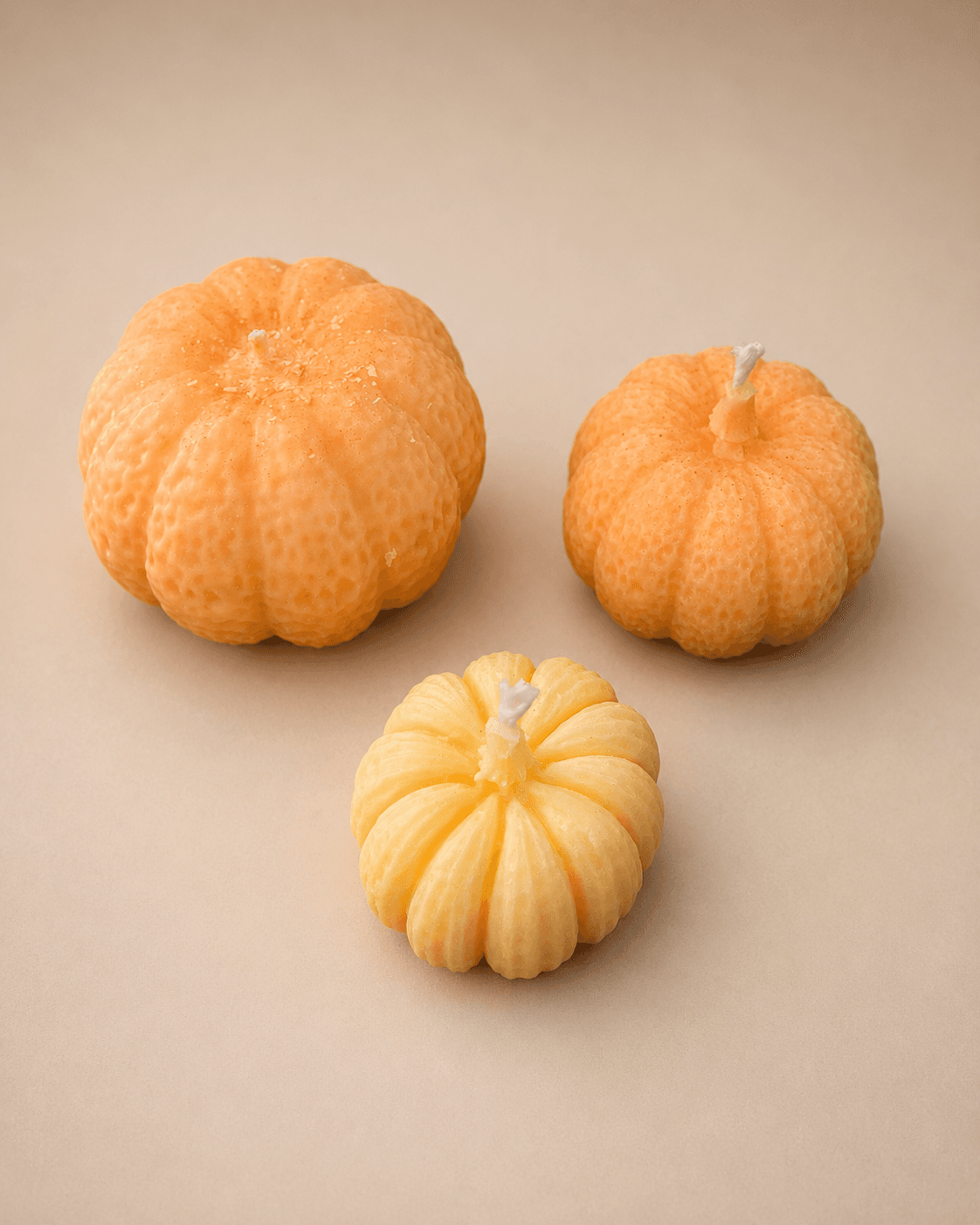 Pumpkin candle