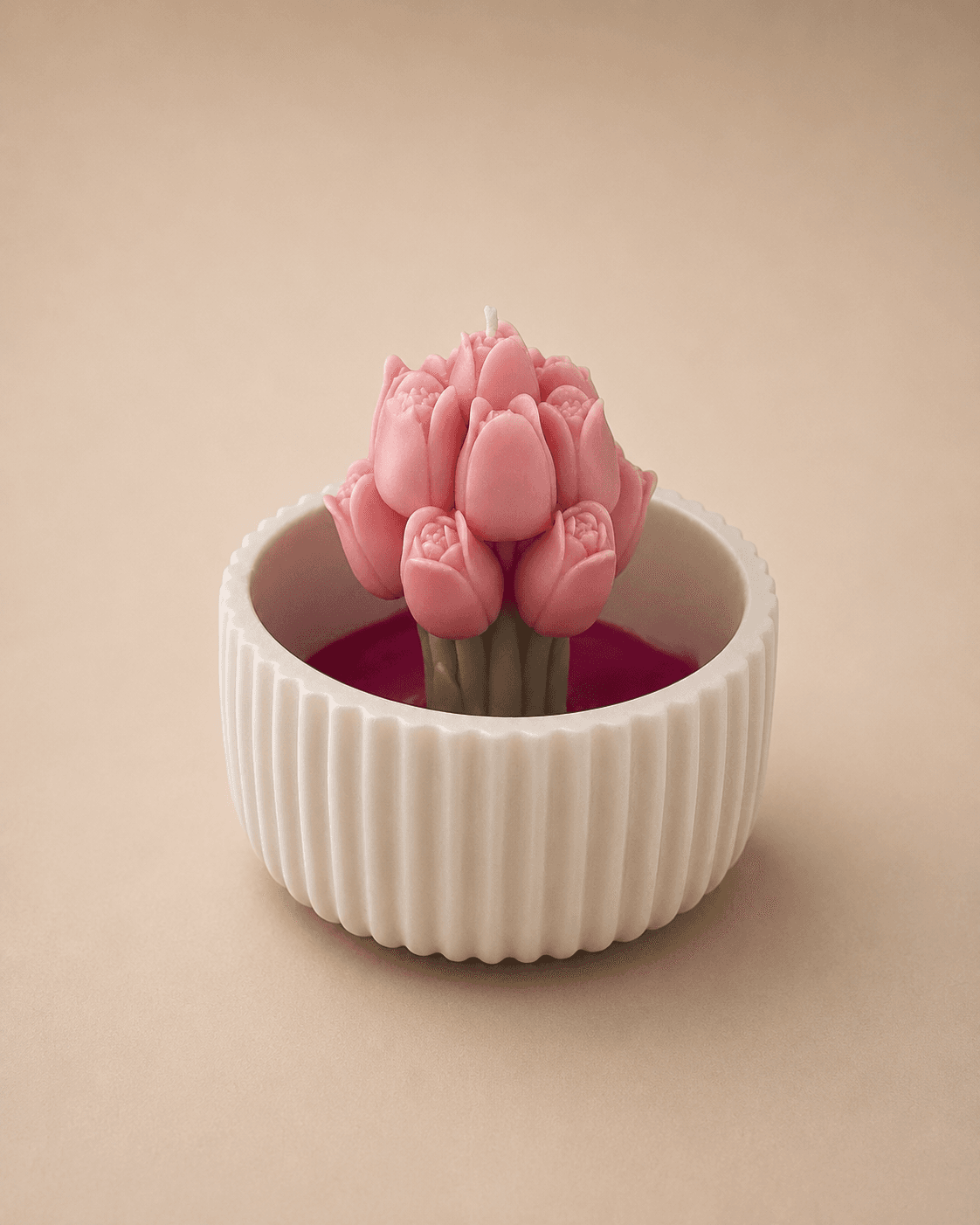 Tulip candle 2